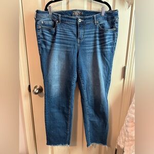 Torrid Distressed Blue Boyfriend Jeans
